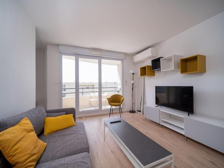Appartement Tout Equipe Climatise Terrasse Hopital De La Timone Marseille Bagian luar foto